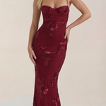 Chantal Floral Corset Maxi Dress
