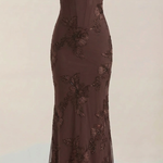 Chantal Floral Corset Maxi Dress
