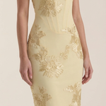 Chantal Floral Corset Maxi Dress