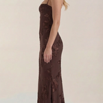 Chantal Floral Corset Maxi Dress