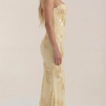 Chantal Floral Corset Maxi Dress
