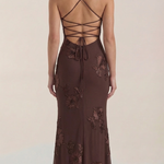 Chantal Floral Corset Maxi Dress