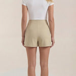 Darla Schlanker Short Skirt with Slit