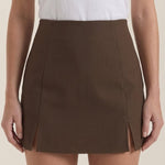 Darla Schlanker Short Skirt with Slit