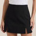 Darla Schlanker Short Skirt with Slit
