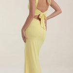 Rhoda Long Dress with Gathered Details