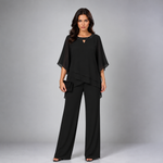 Rosalind | Layered Chiffon Two-Piece Set