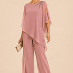 Embellished Chiffon Mother of the Bride Pant Suit