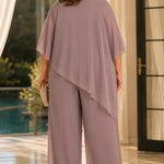 Embellished Chiffon Mother of the Bride Pant Suit
