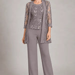 Formal Chiffon Pant Suit for Mother of the Bride