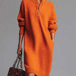 La Scintilla | Button-Down Knit Dress