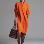 La Scintilla | Button-Down Knit Dress
