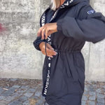 Aria | Women's Hooded Drawstring Midi Parka Coat
