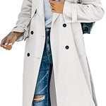 Layla | Women's Oversized Double-Breasted Belted Longline Trench Coat