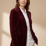 Octavia | Tailored Gold-Button Blazer